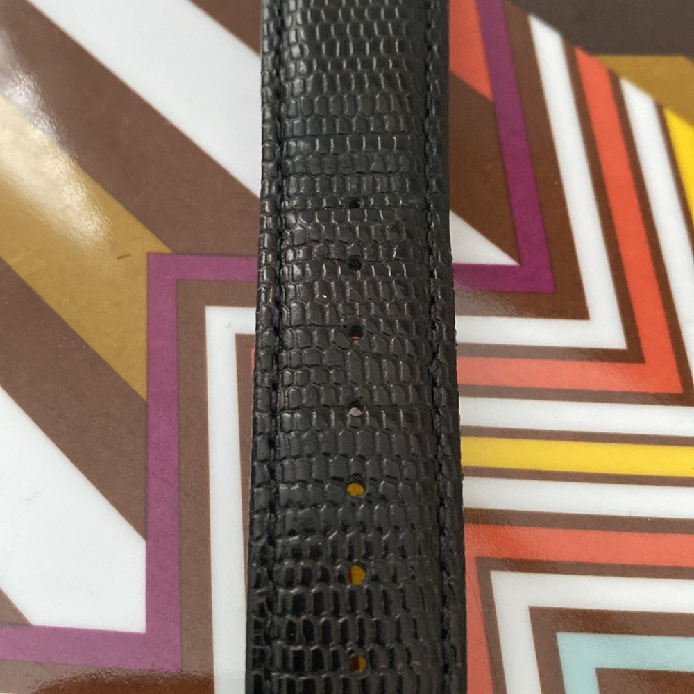 Movado Gold and Black Timepiece - Picture 5 of 7